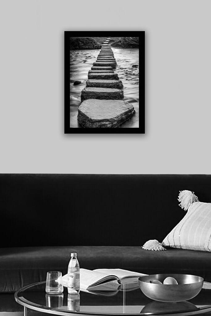 Wallity Dekorativna uramljena slika, 41x56cm, Šarena