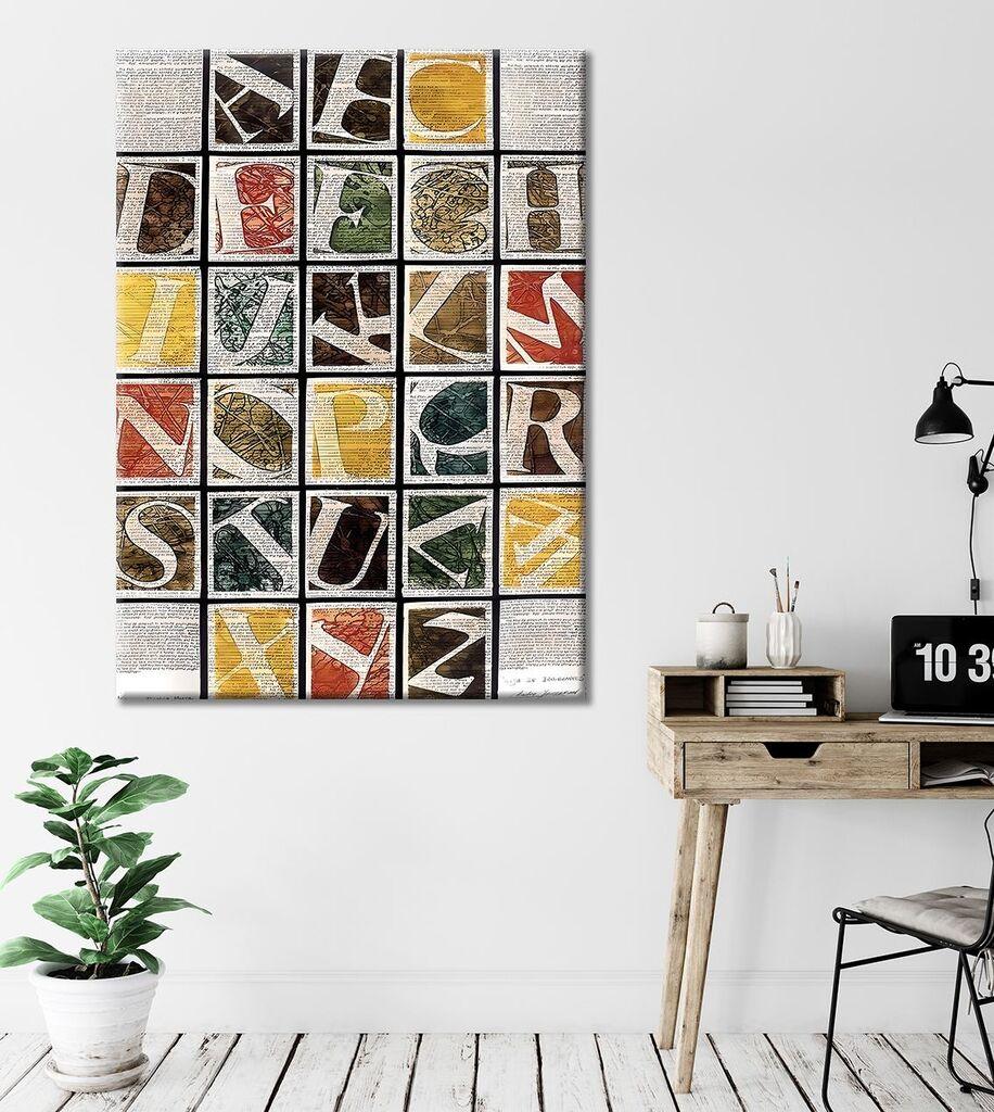 Wallity Dekorativna slika na platnu, 50x70cm, Šarena
