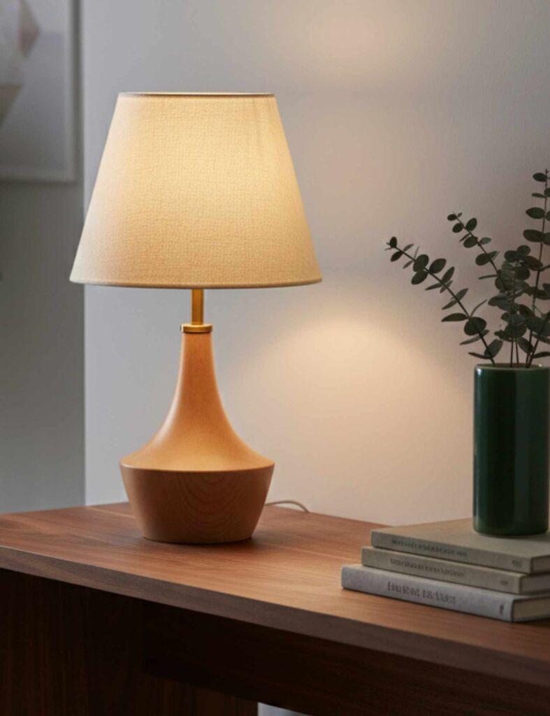 Opviq Stona lampa, Krem