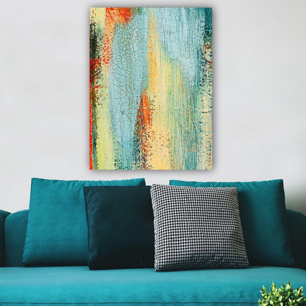 Wallity Dekorativna slika na platnu, 70x100cm, Šarena