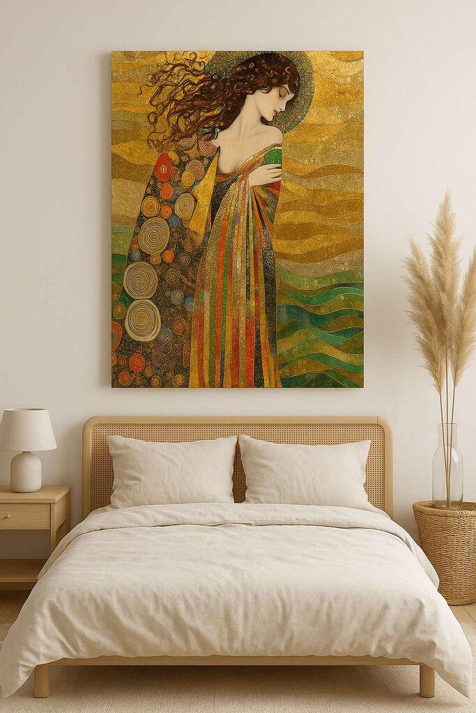 Wallity Dekorativna slika na platnu, 70x100cm, Šarena