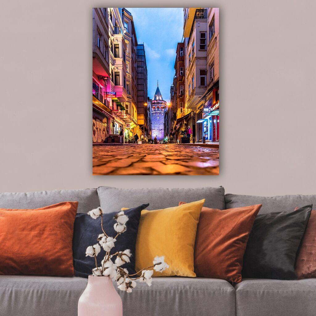Wallity Dekorativna slika na platnu, 70x100cm, Šarena