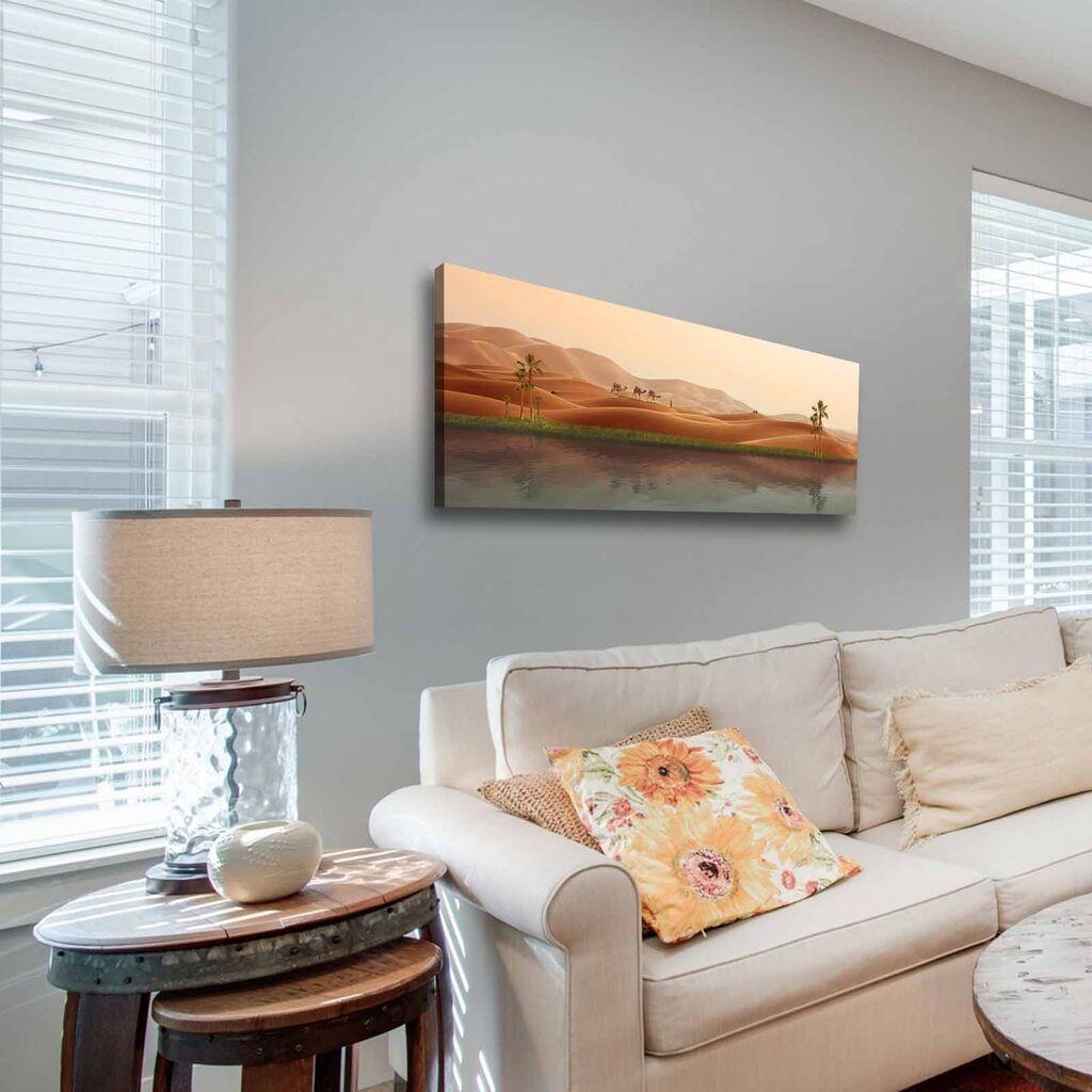 Wallity Dekorativna slika na platnu, 30x90cm, Šarena