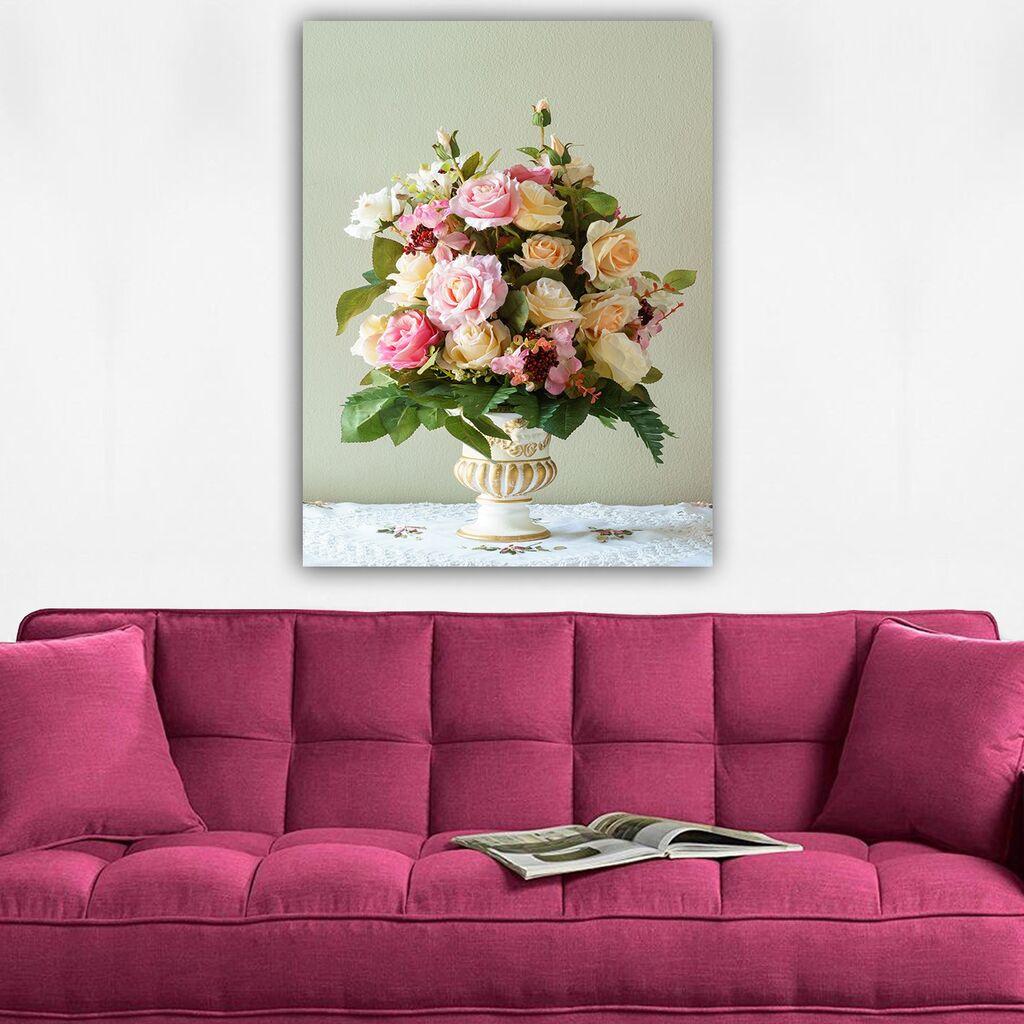 Wallity Dekorativna slika na platnu, 70x100cm, Šarena