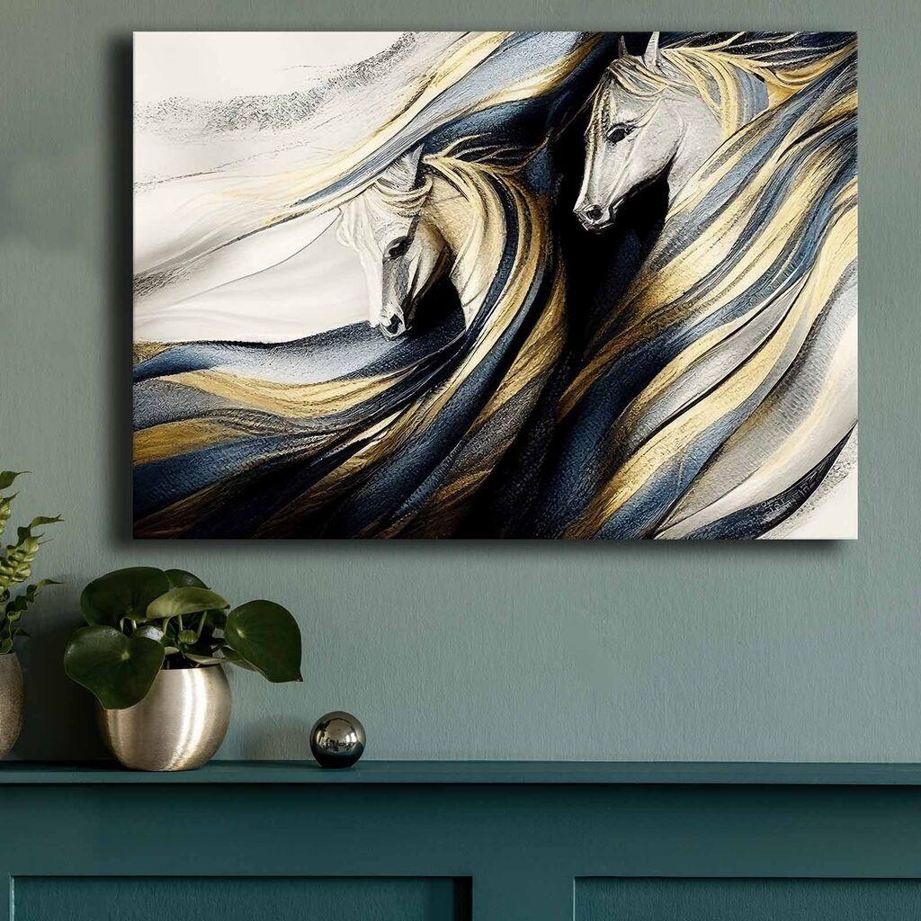 Wallity Dekorativna slika na platnu, 70x100cm, Šarena