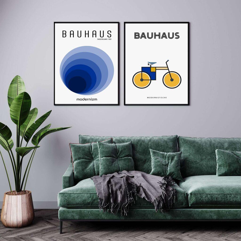 Wallity Dekorativne uramljene slike, 40x50cm, 2 komada, Šarene