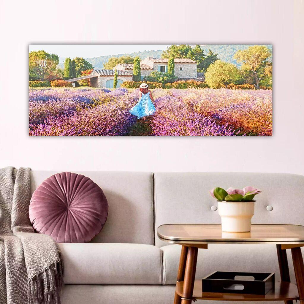 Wallity Dekorativna slika na platnu, 30x80cm, Šarena
