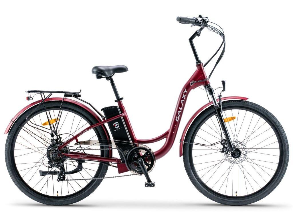 Galaxy Električni bicikl Valencia 28", 250W 36V/10.4Ah, Bordo