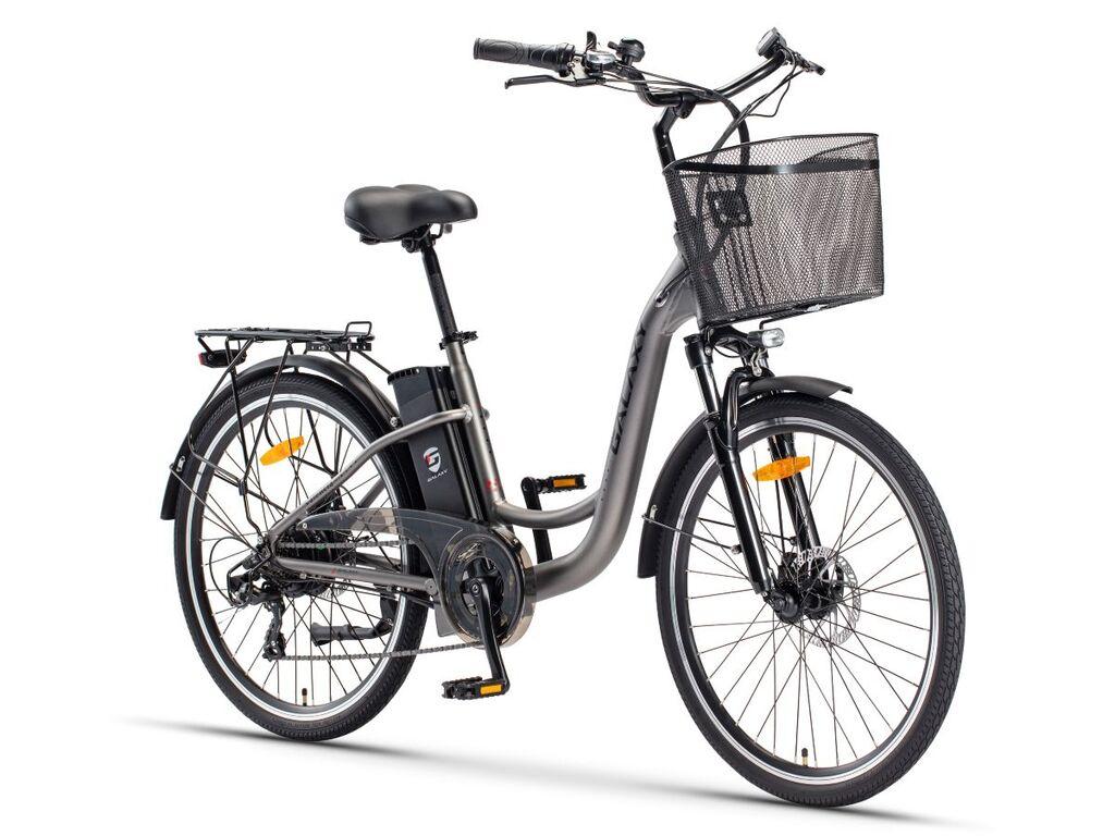 Galaxy Električni bicikl Valencia 26", 250W, 36V/10.4Ah, Tamnosivi