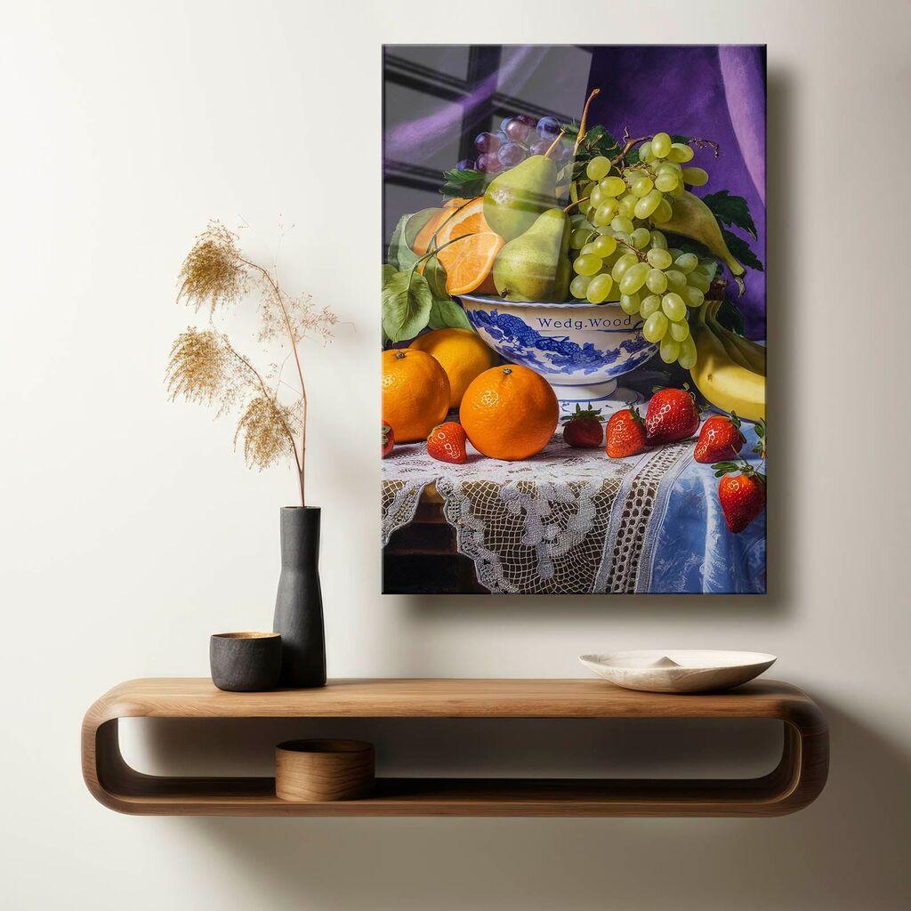 Wallity Dekorativna slika na kaljenom staklu, 40x60cm, Šarena