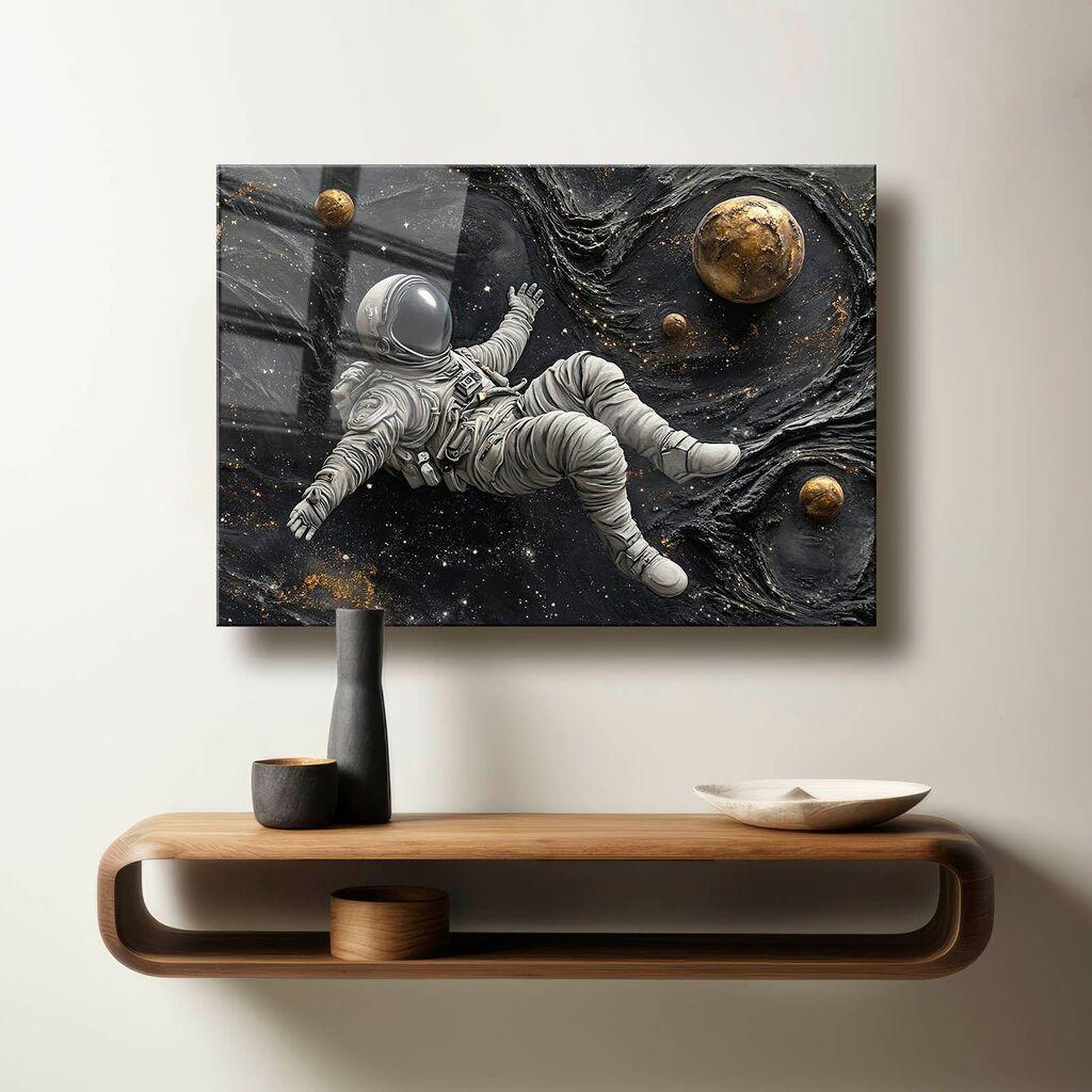 Wallity Dekorativna slika na kaljenom staklu, 50x70cm, Šarena