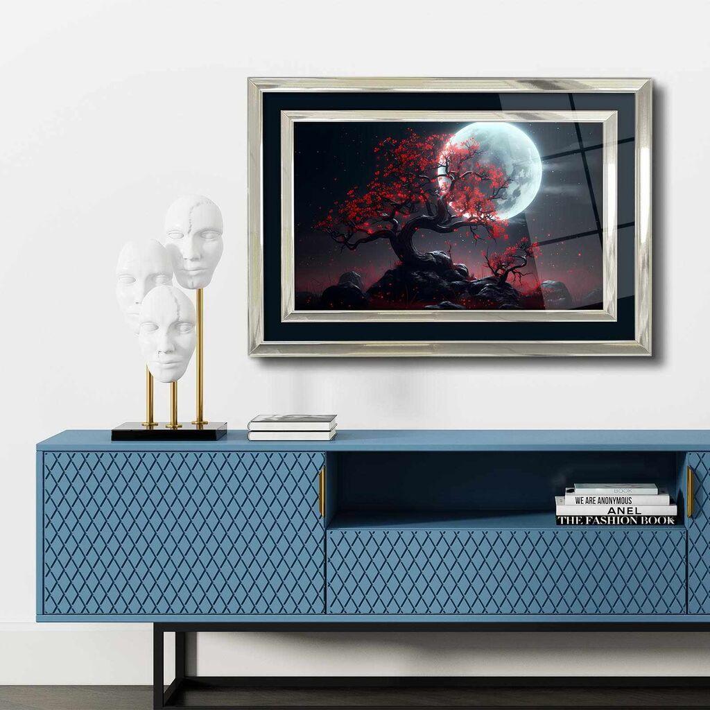 Wallity Dekorativna uramljena slika, 43x65cm, Šarena