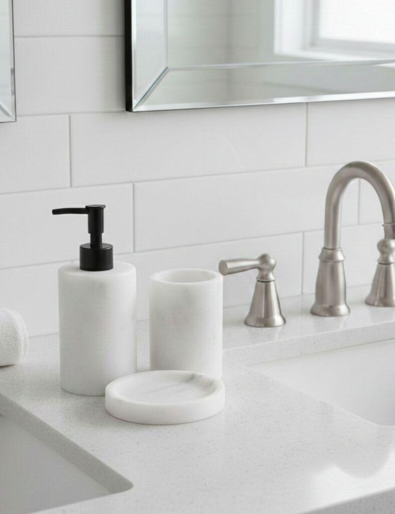 Aberto Design Set za kupatilo, 3 komada, Beli