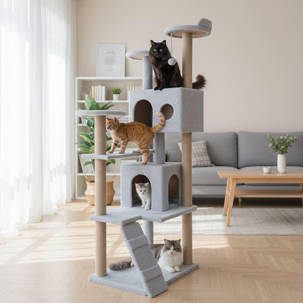 Paws & Whiskers Kućica za mačke, Siva