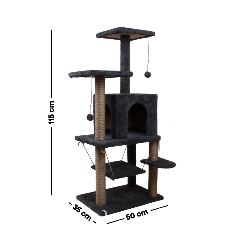 Paws & Whiskers Kućica za mačke, Antracit