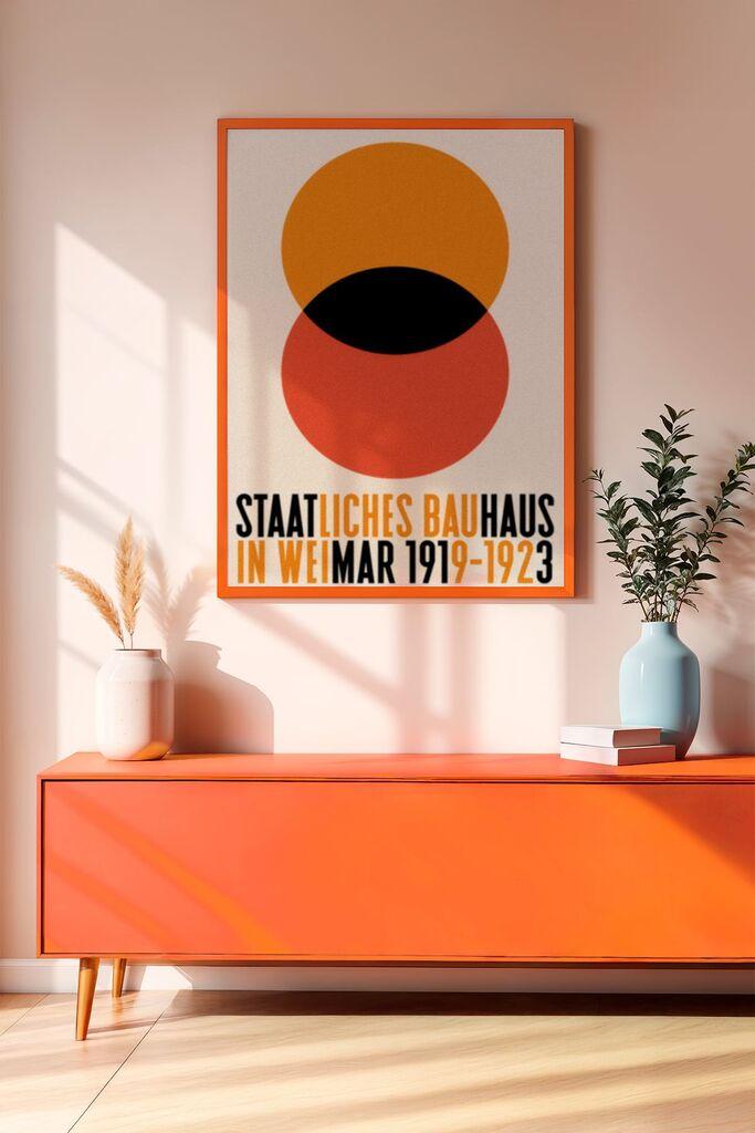 Wallity Dekorativna uramljena slika, 33x48cm, Šarena