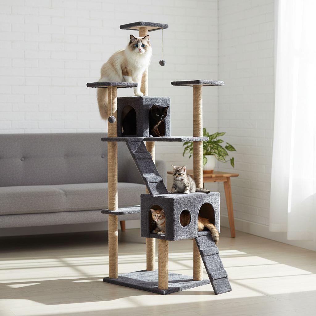 Paws & Whiskers Kućica za mačke, Antracit