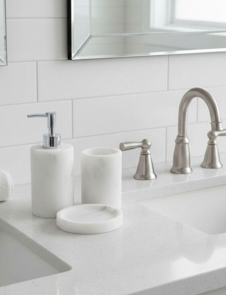 Aberto Design Set za kupatilo, 3 komada, Beli