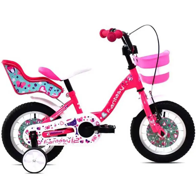 Capriolo Bicikl za devojčice BMX 12 HT Fantasy, Roze - tirkizni