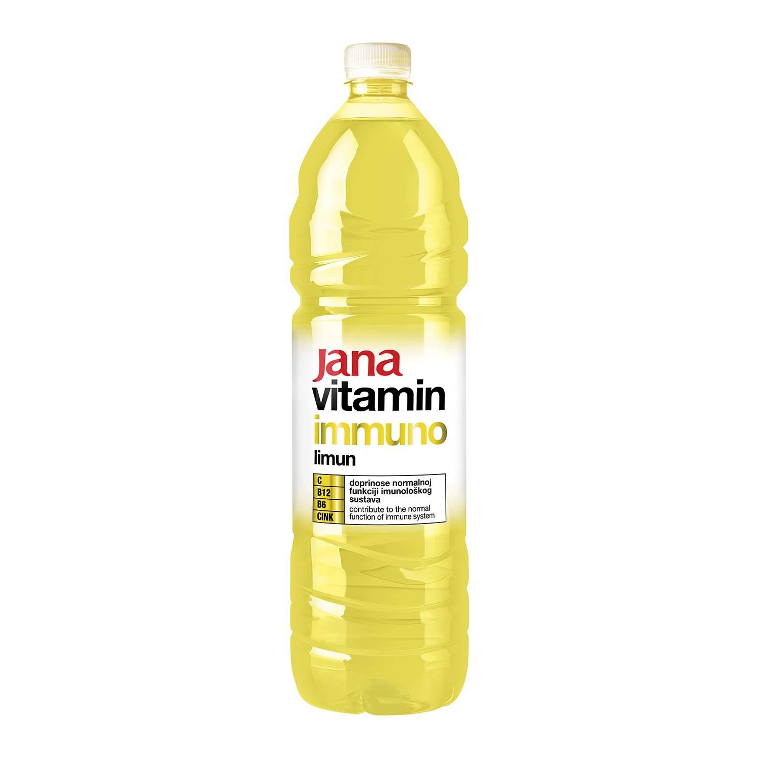 Jana Vitaminska voda sa ukusom limuna Immuno, 1.5l