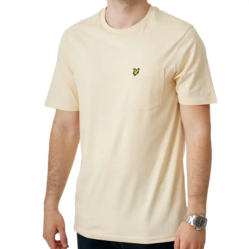 Lyle and Scott Muška majica Pocket, Žuta