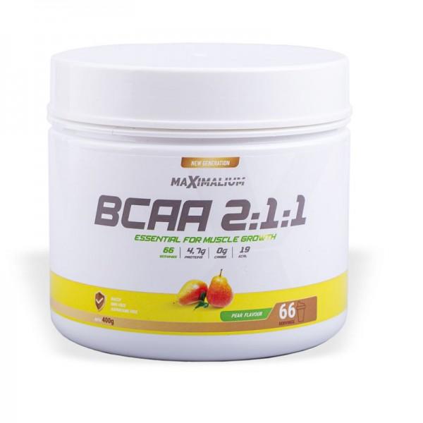Maximalium Aminokiseline BCAA 2:1:1, 400g, Kruška