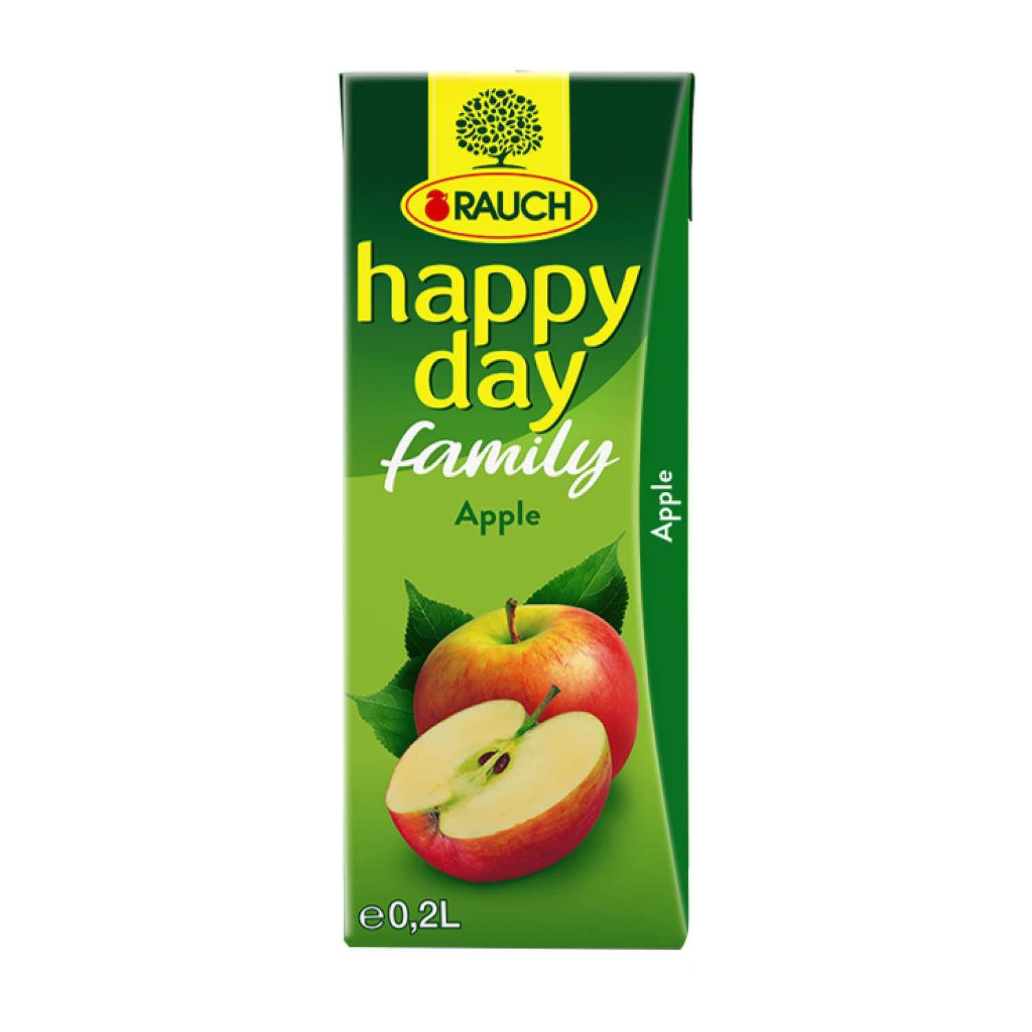 Happy day Negazirani sok od jabuke, 0.2l