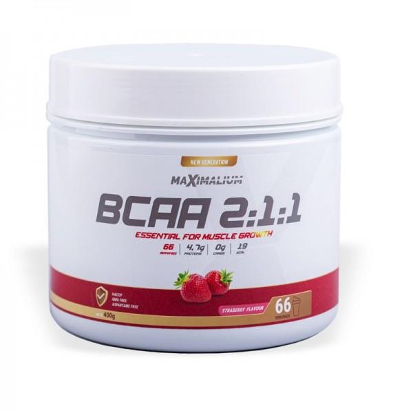 Maximalium Aminokiseline BCAA 2:1:1, 400g, Jagoda