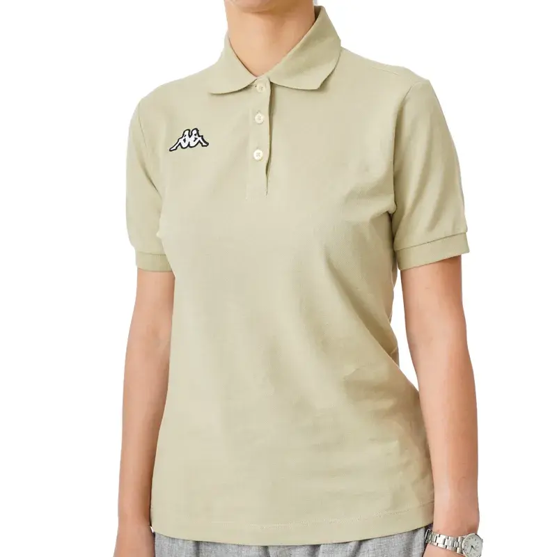 Kappa Ženska polo majica Logo Sharas, Krem