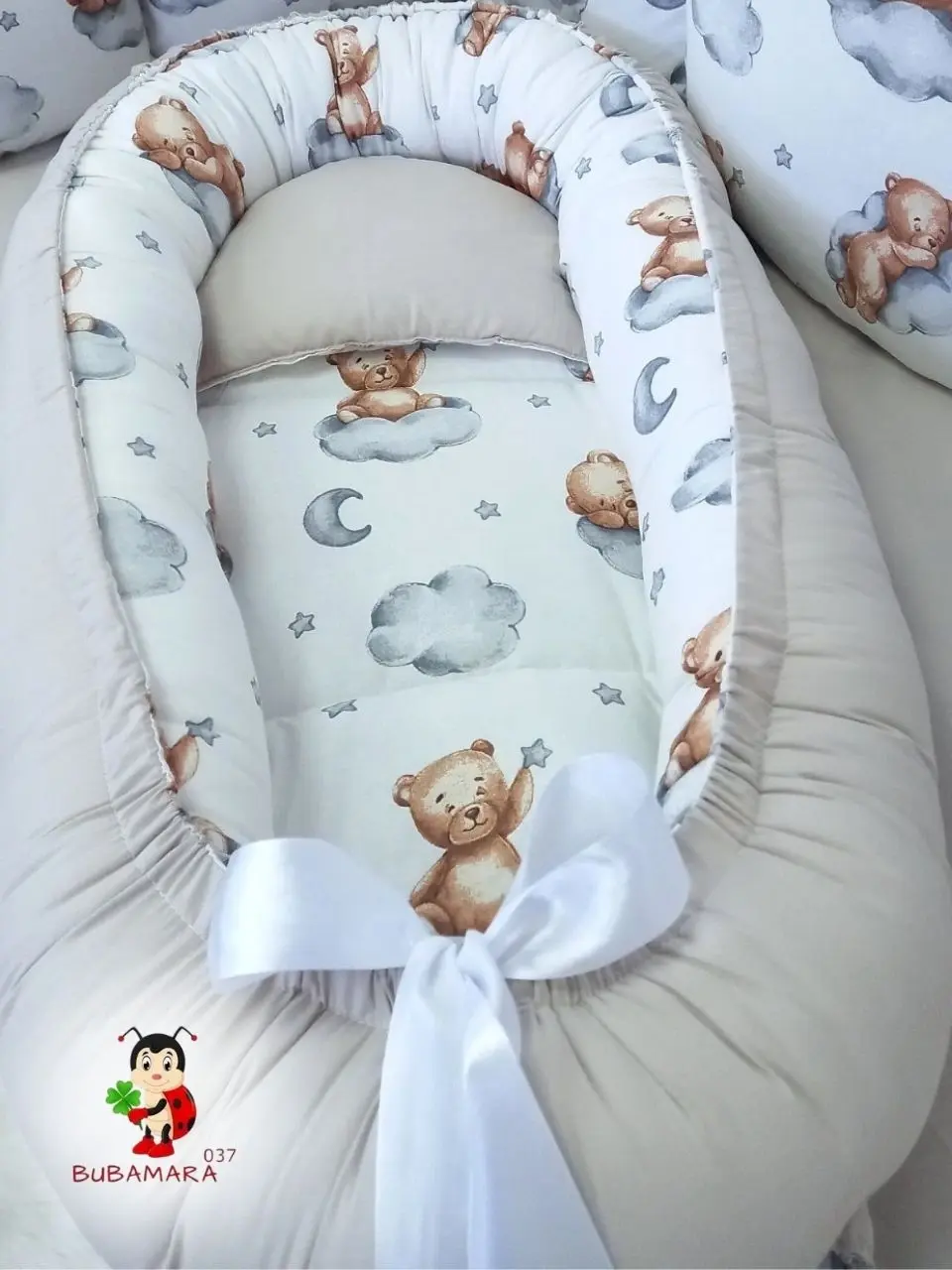 Bubamara037 Gnezdo za bebe Medvedić, Bež