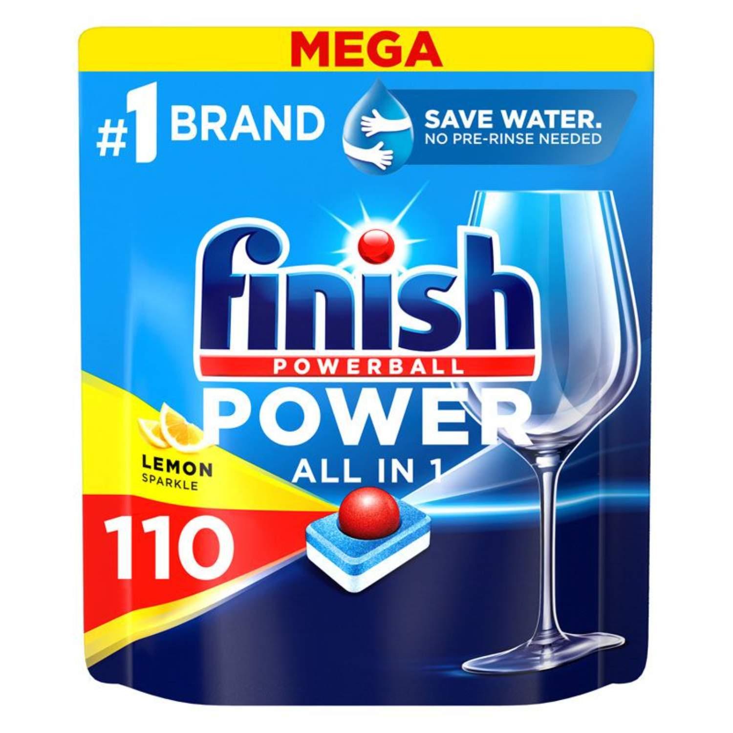 Finish Tablete za mašinu za sudove Power All in 1, Limun, 110 komada