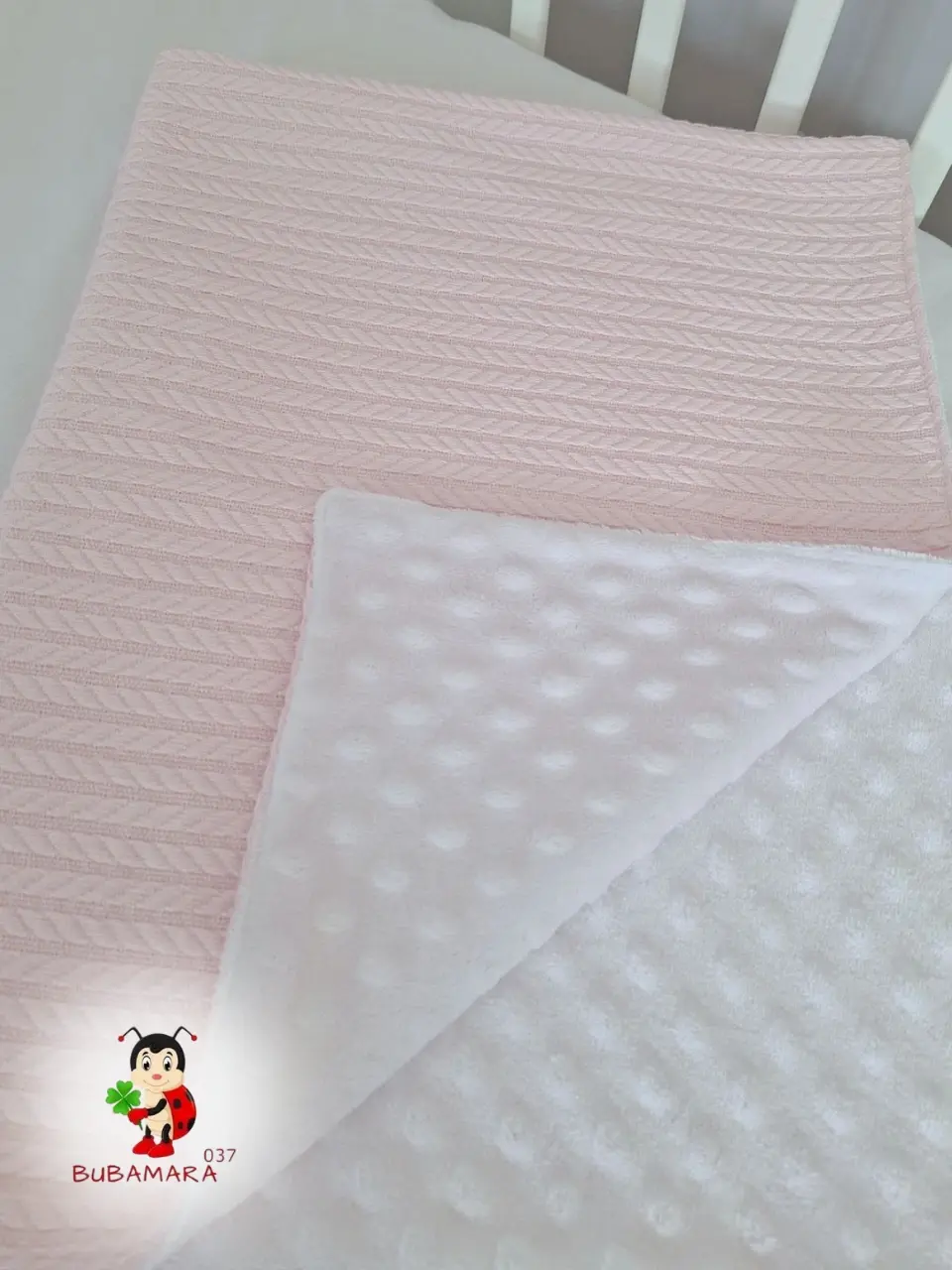 Bubamara037 Pokrivač za bebe, Bez veza, Roze