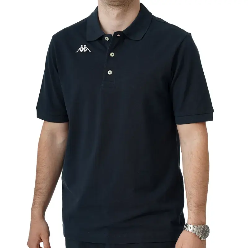 Kappa Muška polo majica Logo Sharas, Crna