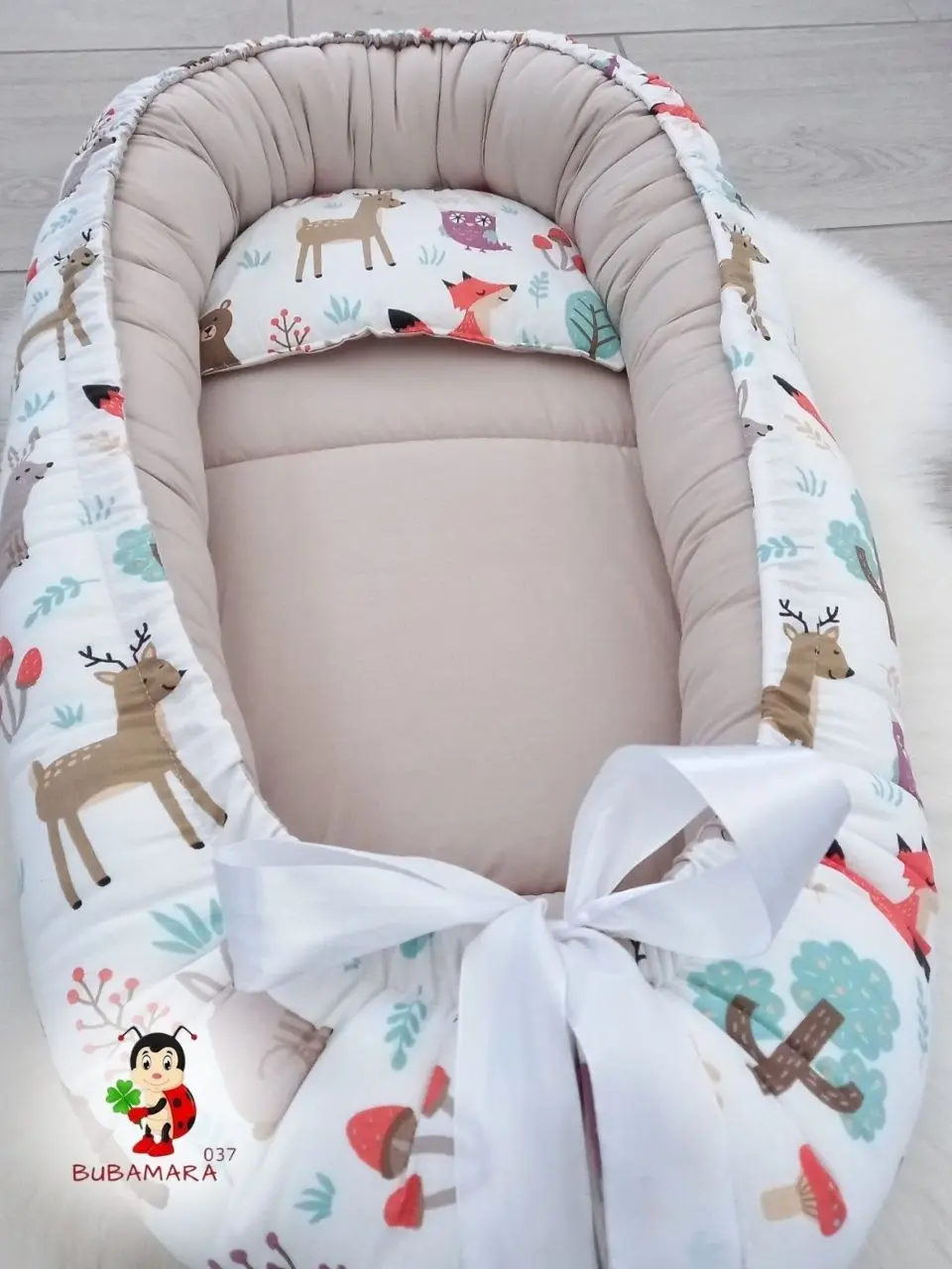 Bubamara037 Gnezdo za bebe Šuma, Belo