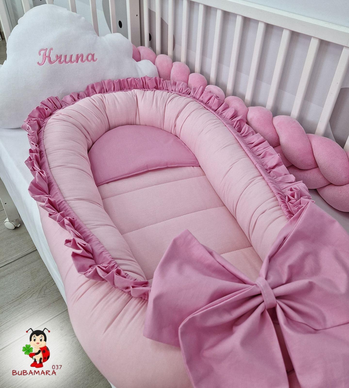 Bubamara037 Gnezdo za bebe sa karnerom, Roze