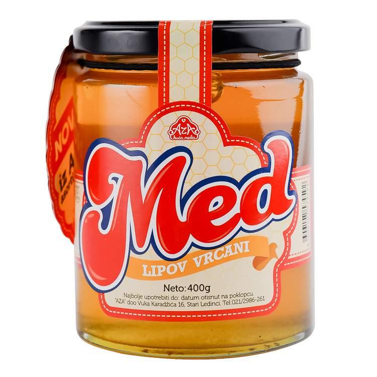 Aza Lipov med, 400g
