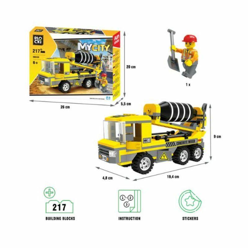 Blocki Kocke Kamion mešalica, 217 komada