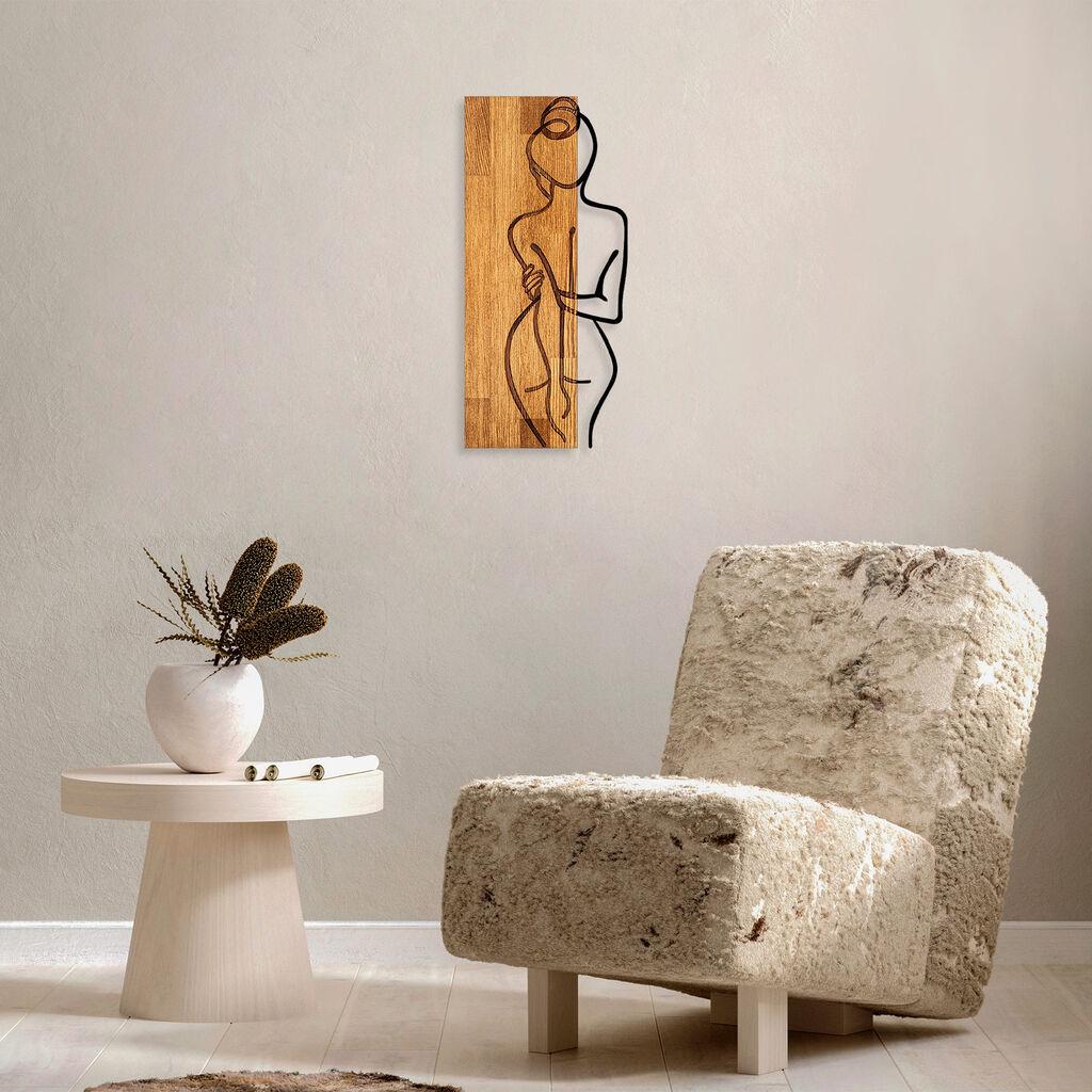 Wallity Zidna dekoracija MA-294, 27x58cm, Hrast