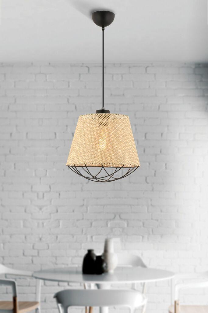 Opviq Luster Arch Hazeran, 30x30cm, Bež-crni