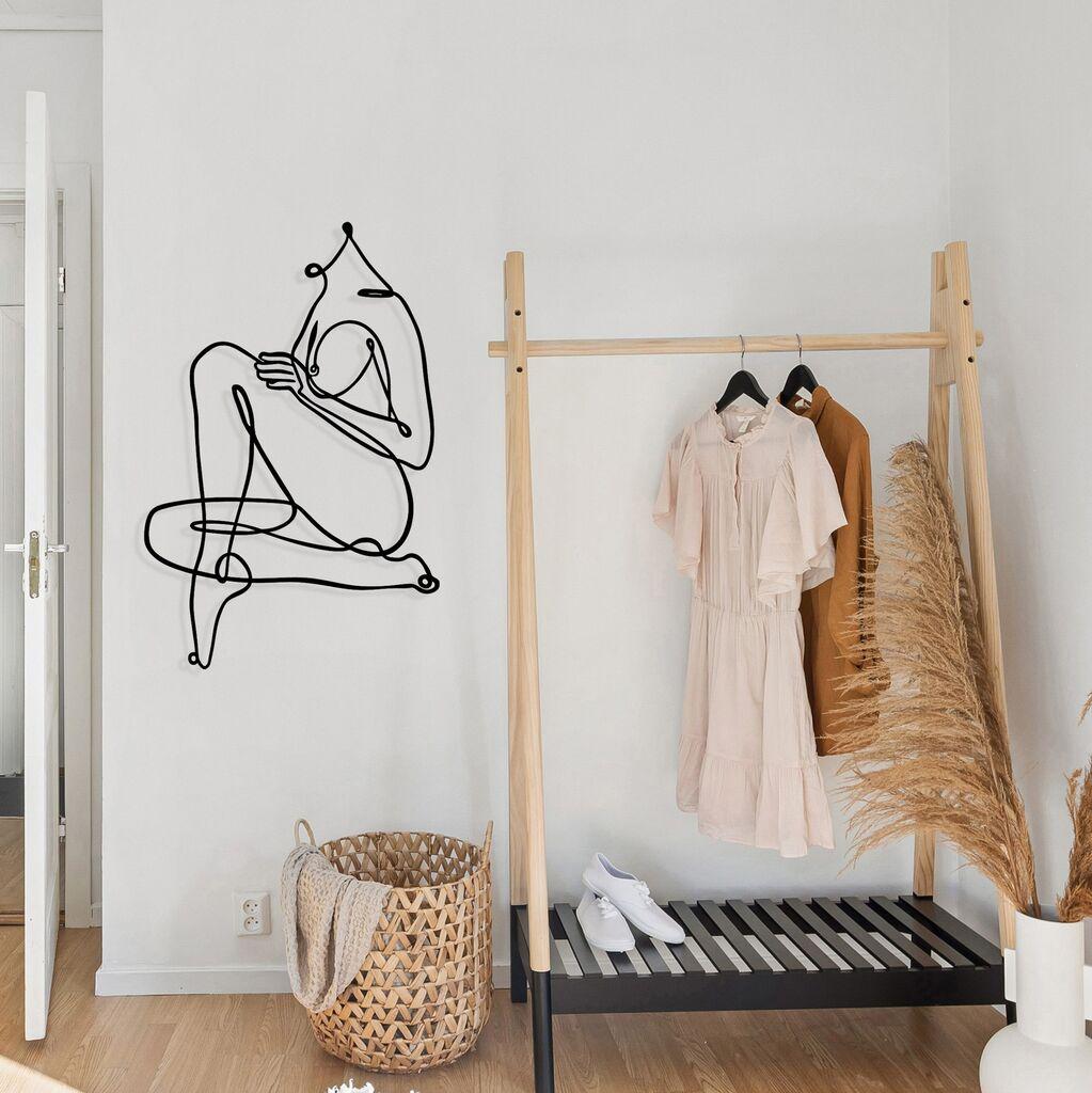 Wallity Zidna dekoracija Bello, 40,5x61cm, Crna