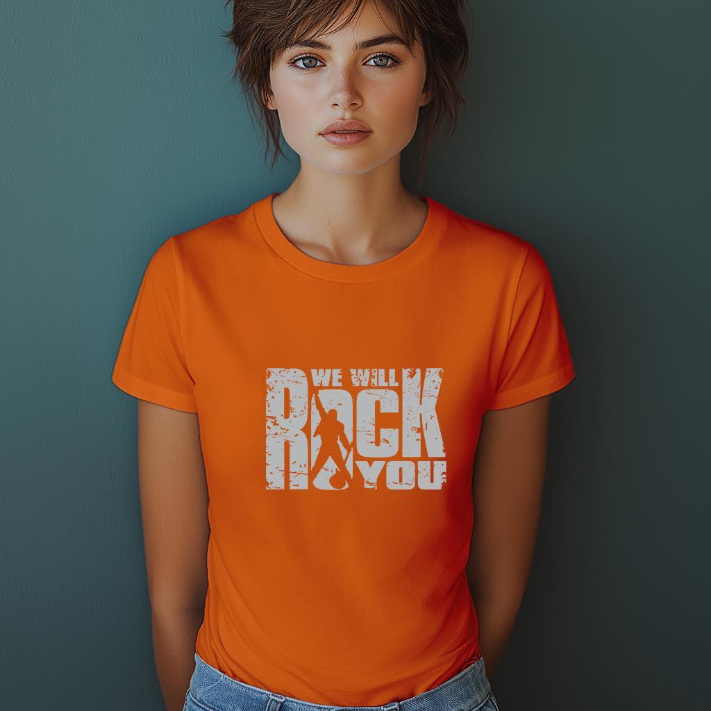 Camiseta Majica sa štampanim printom Cam 814, Ženska, Narandžasta