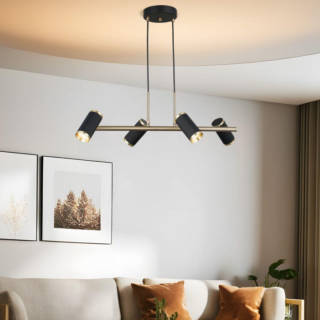 Opviq Luster Lume-70-04, O5,5, 11cm, IP20 Zlatno-crne boje