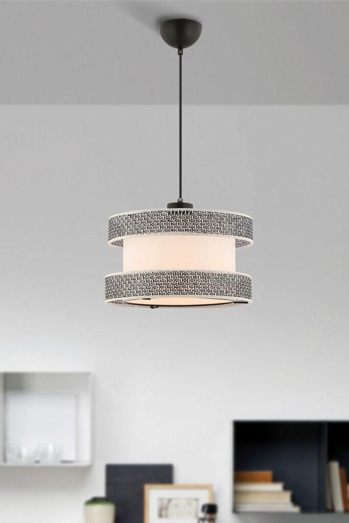 Opviq Luster Halo, 40x40cm, Bež-crni