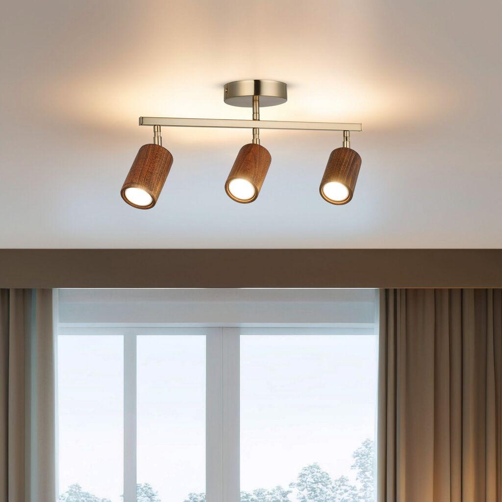 Opviq Luster Legno-52-13, O6,5, 10cm, IP20 Zlatno-smeđe boje