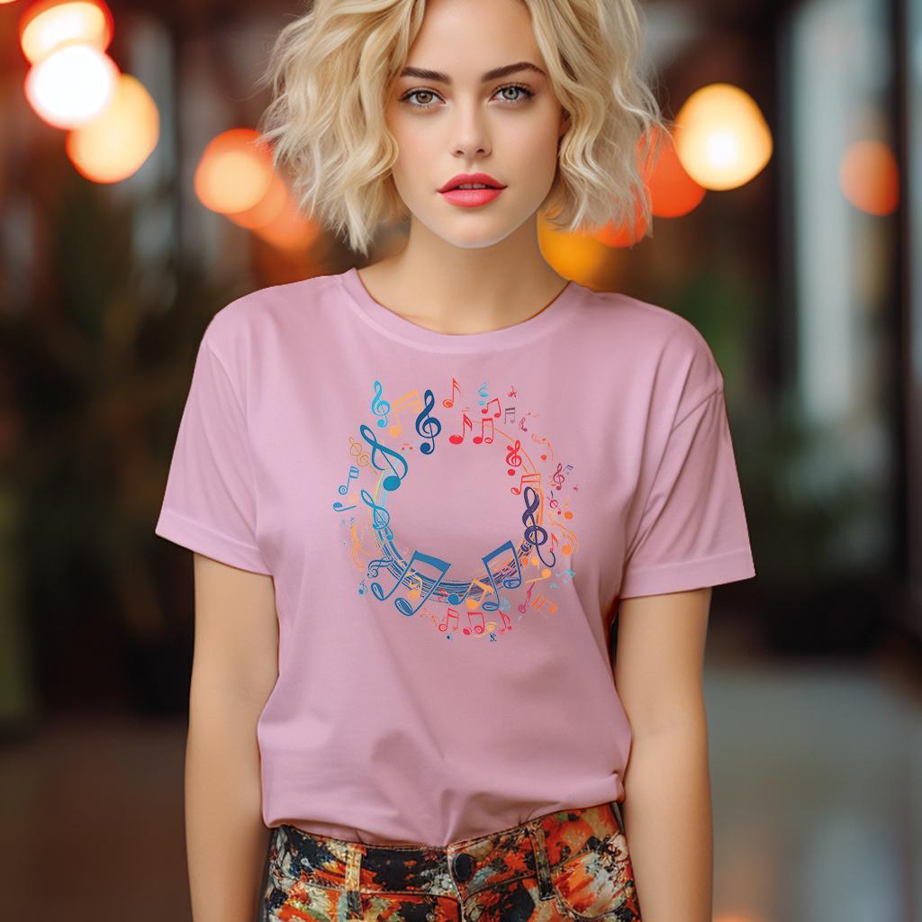 Camiseta Majica sa štampanim printom Cam 802, Ženska, Roze