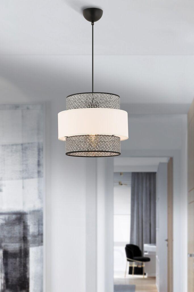 Opviq Luster Cascade, 30x30cm, Crno-beli