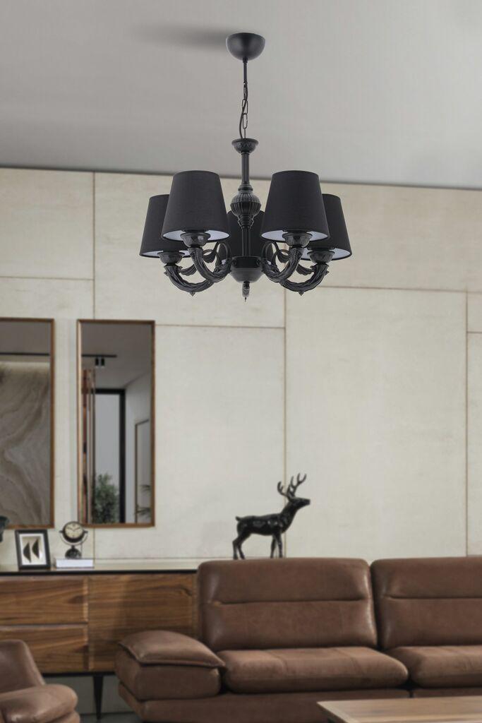 Opviq Luster Fiona, 15x10x13cm, IP20, Crni