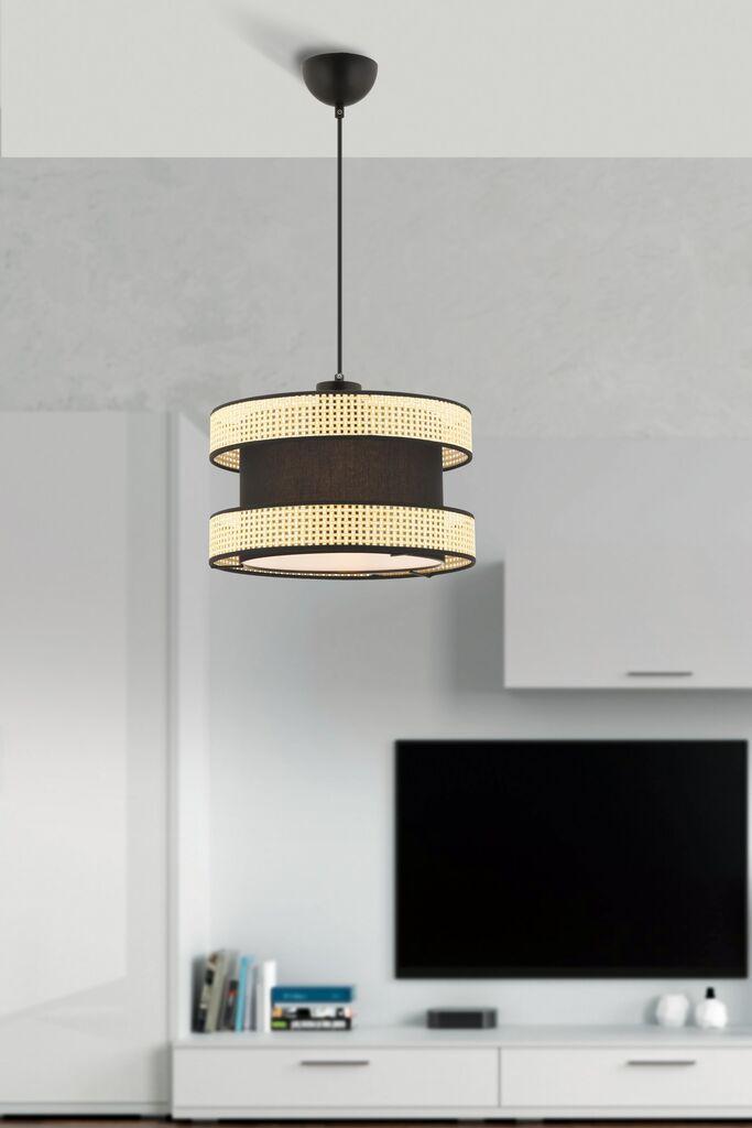 Opviq Luster Halo Hazeran, 40x40cm, Antracit-crni