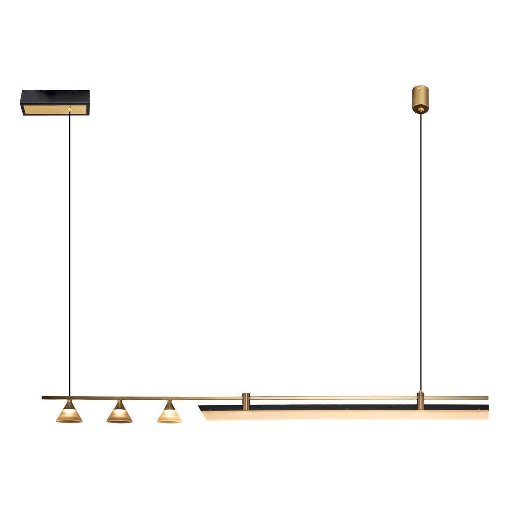 Opviq Luster 5707-AS, 120cm, Height: 160cm, 3000 K, 3200 lm, Zlatne boje