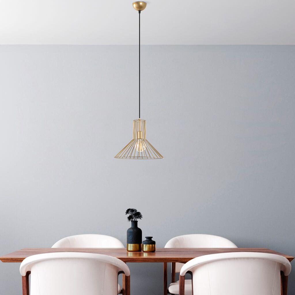 Opviq Luster Tabut-Mr-757-1, 38cm, IP20, Zlatne boje